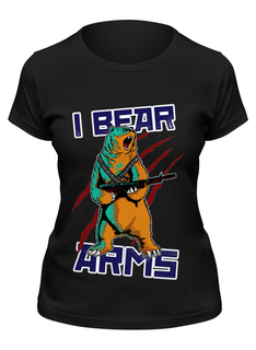 Футболка мужская Printio Bear arms черная M