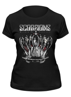 Футболка женская Printio Scorpions - return to forever черная L