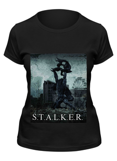 Футболка женская Printio Stalker черная 2XL