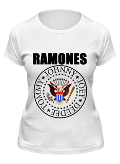 Футболка женская Printio Ramones белая S