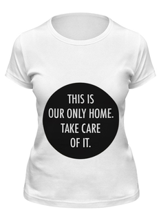 Футболка женская Printio Our home белая S