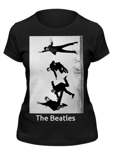 Футболка женская Printio The beatles черная M