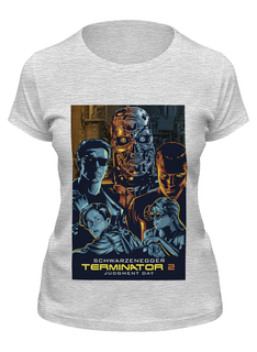 Футболка женская Printio Terminator серая L