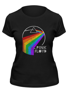 Футболка женская Printio Pink floyd черная S