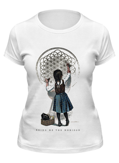 Футболка женская Printio Bring me the horizon девочка белая M