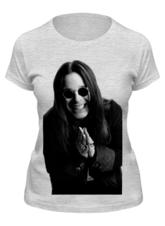 Футболка женская Printio Оззи осборн серая S