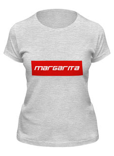 Футболка женская Printio Margarita серая 2XL