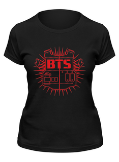 Футболка женская Printio Bts черная L