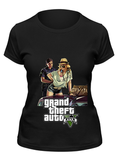 Футболка женская Printio Gta 5 черная S