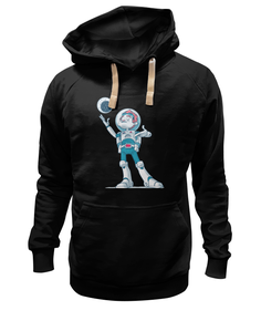 Толстовка унисекс Printio Astroboy / астронавт черная 3XL