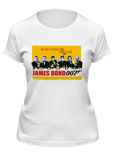 Футболка женская Printio James bond белая S