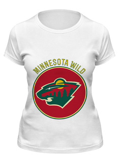 Футболка женская Printio Minnesota wild белая 2XL