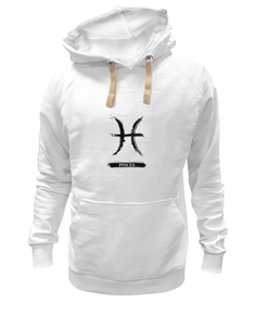Худи Printio Знак зодиака рыбы белое 2XL