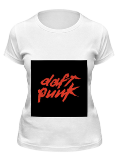 Футболка женская Printio Daft punk белая L