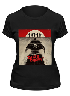 Футболка женская Printio Death proof черная L
