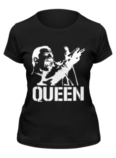 Футболка женская Printio Freddie mercury - queen черная M