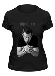 Футболка женская Printio House, m.d. черная 2XL