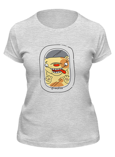 Футболка женская Printio Собакин серая 2XL