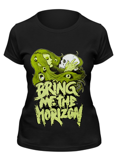 Футболка женская Printio Bring me the horizon черная M