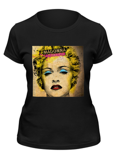 Футболка женская Printio Madonna черная M