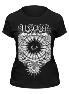 Футболка женская Printio Ulver черная 2XL