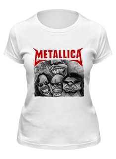Футболка мужская Printio Metallica белая 2XL