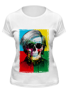 Футболка женская Printio Череп-арт белая M