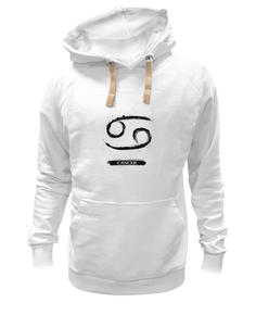 Худи Printio Знак зодиака рак белое 2XL