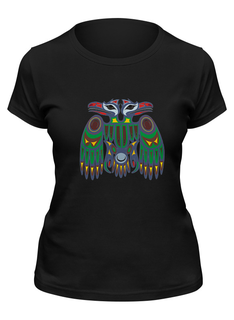 Футболка женская Printio Индейские орпы черная S