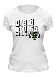 Футболка женская Printio Grand theft auto 5 белая M