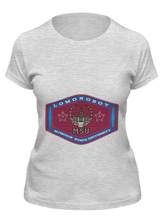 Футболка женская Printio Мгу серая S