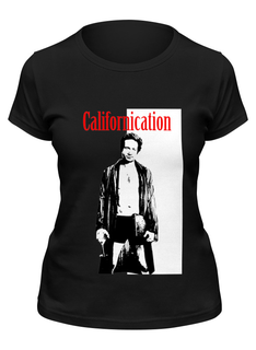 Футболка женская Printio Californication черная S