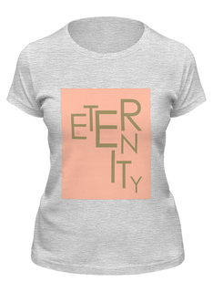 Футболка женская Printio Eternity серая 2XL