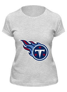 Футболка женская Printio Теннесси тайтанс серая S