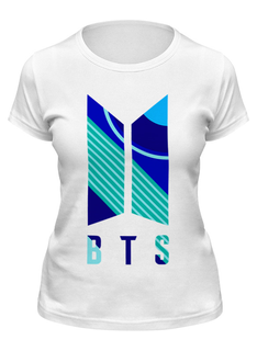Футболка женская Printio Bts черная 2XL