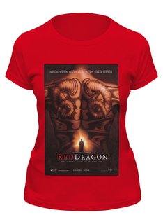 Футболка женская Printio Red-dragon / красный дракон красная L