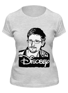 Футболка женская Printio Edward snowden серая 2XL