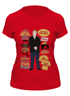 Футболка мужская Printio Dr john h. watson красная 2XL