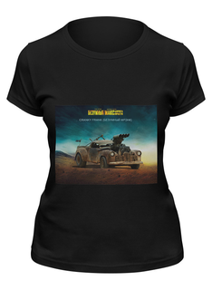 Футболка женская Printio Безумный макс / сумасшедший фрэнк черная M