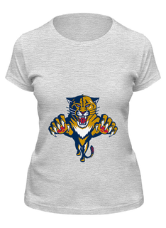 Футболка женская Printio Florida panthers серая 2XL
