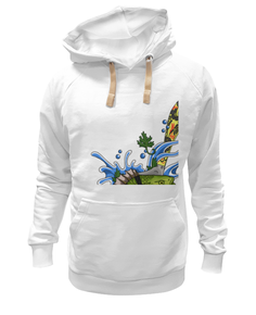 Худи Printio Окунь белое 2XL