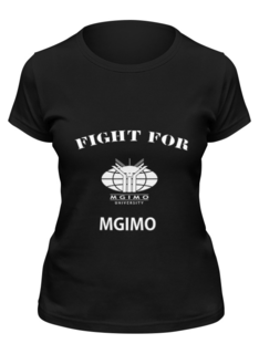 Футболка женская Printio Fight for mgimo черная M