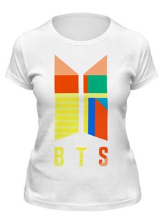 Футболка женская Printio Bts черная 2XL