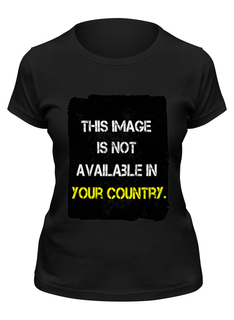 Футболка женская Printio This image черная 2XL