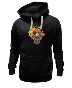 Худи Printio Evil clown черное 2XL