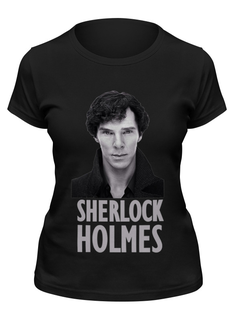 Футболка женская Printio Sherlock holmes черная M