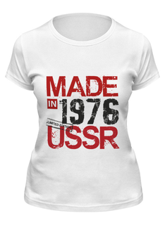 Футболка женская Printio 1976 год рождения белая M