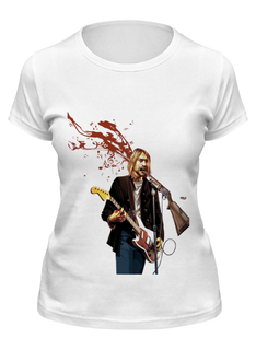 Футболка женская Printio Kurt cobain белая S