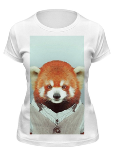Футболка женская Printio Деловая панда белая L