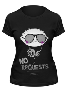 Футболка женская Printio No requests черная M